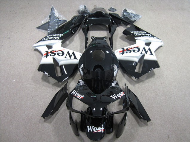 Carenado Moto CBR 600 RR 05-06 - Negro Blanco West