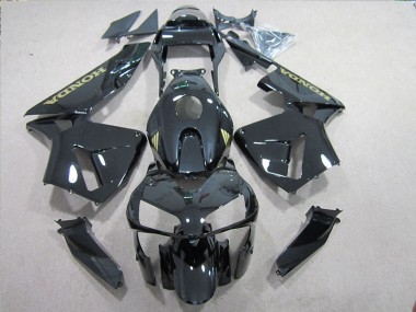 Carenado Moto CBR 600 RR 05-06 - Negro Oro Calcomanías
