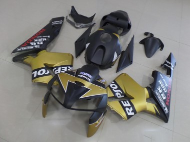 Carenado Moto CBR 600 RR 05-06 - Negro Oro Repsol