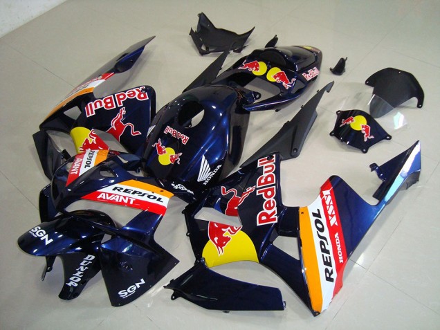 Carenado Moto CBR 600 RR 05-06 - Oscuro Azul Red Bull Repsol