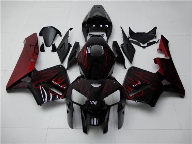 Carenado Moto CBR 600 RR 05-06 - Rojo Llama Negro
