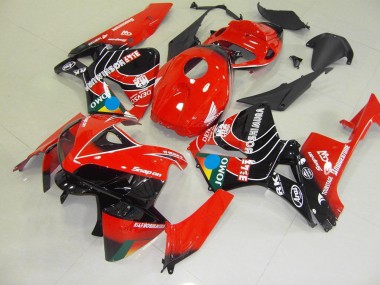 Carenado Moto CBR 600 RR 05-06 - Rojo Negro Jomo