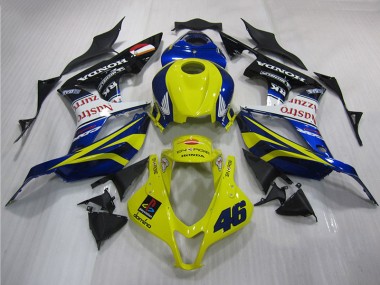 Carenado Moto CBR 600 RR 07-08 - Amarillo Azul 46