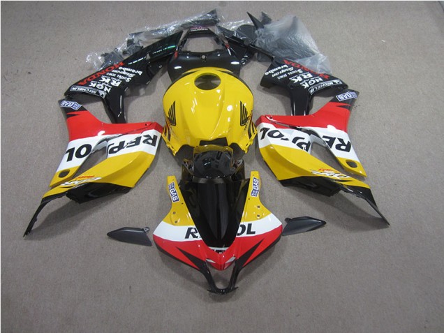 Carenado Moto CBR 600 RR 07-08 - Amarillo Rojo Negro Repsol