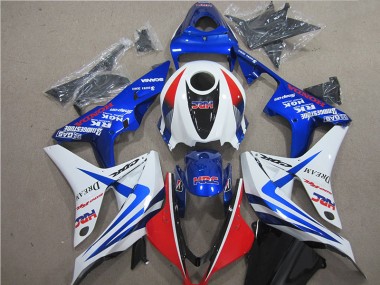 Carenado Moto CBR 600 RR 07-08 - Azul Blanco Rojo HRC