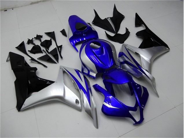 Carenado Moto CBR 600 RR 07-08 - Azul Plata Negro