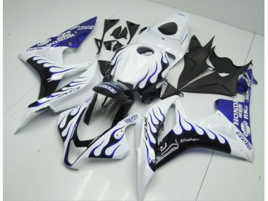 Carenado Moto CBR 600 RR 07-08 - Blanco Azul Llama