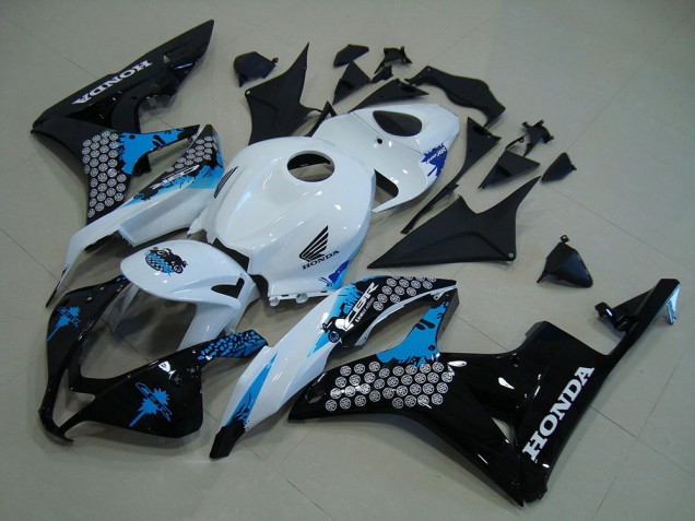 Carenado Moto CBR 600 RR 07-08 - Blanco Negro Azul