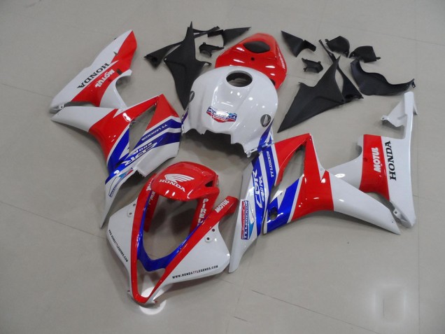 Carenado Moto CBR 600 RR 07-08 - Blanco Rojo Azul Motul