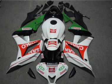 Carenado Moto CBR 600 RR 07-08 - Blanco Rojo MORELLATO San Carlo
