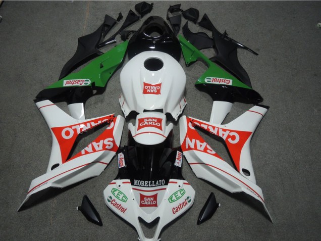 Carenado Moto CBR 600 RR 07-08 - Blanco Rojo MORELLATO San Carlo Carenado Moto CBR 600 RR 07-08 - Blanco Rojo MORELLATO San Carlo