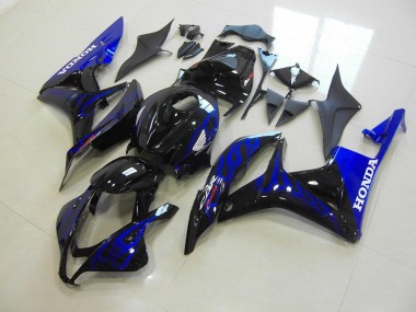 Carenado Moto CBR 600 RR 07-08 - Llama azul negra