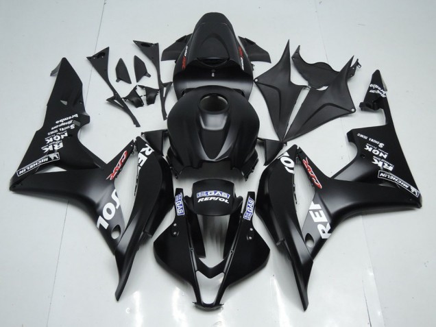 Carenado Moto CBR 600 RR 07-08 - Negro Mate Repsol