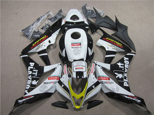 Carenado Moto CBR 600 RR 07-08 - Negro Rojo Blanco DENSO