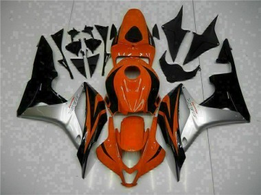 Carenado Moto CBR 600 RR 07-08 - Negro Rojo Plata