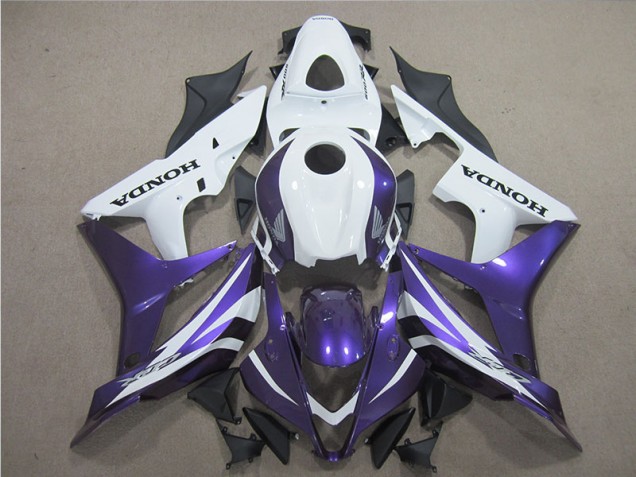 Carenado Moto CBR 600 RR 07-08 - Púrpura Blanco