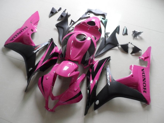 Carenado Moto CBR 600 RR 07-08 - Rosa Negro Carenado Moto CBR 600 RR 07-08 - Rosa Negro
