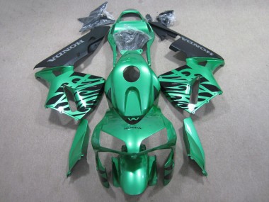 Carenado Moto CBR 600 RR 07-08 - Verde Negro