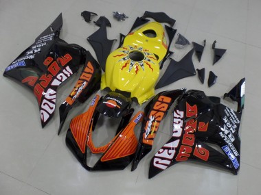 Carenado Moto CBR 600 RR 09-12 - Amarillo Rossi Carrera