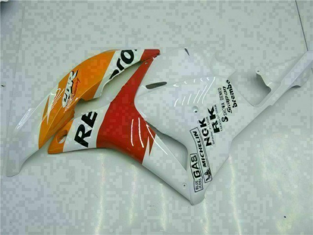 Carenado Moto CBR 600 RR 09-12 - Blanco Naranja Repsol