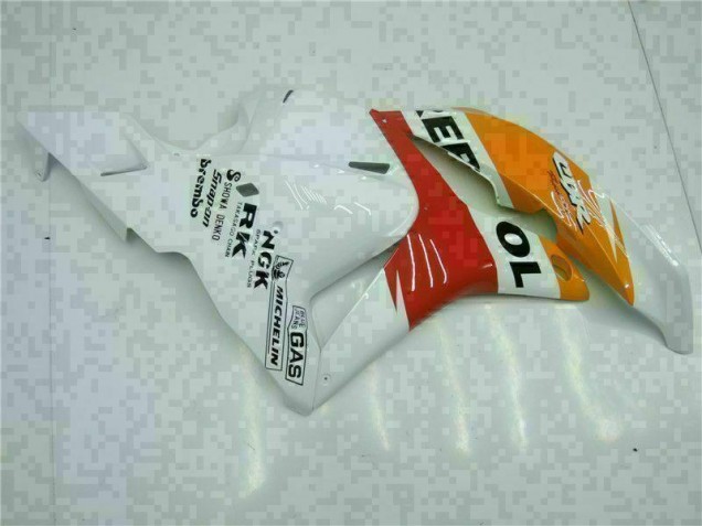 Carenado Moto CBR 600 RR 09-12 - Blanco Naranja Repsol