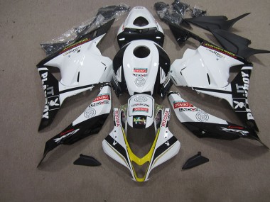 Carenado Moto CBR 600 RR 09-12 - Blanco Negro DENSO RIZOMA