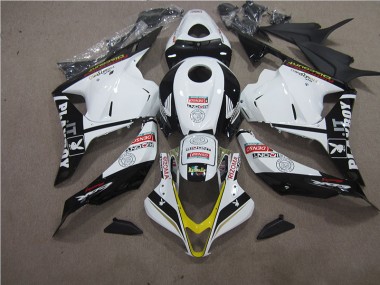Carenado Moto CBR 600 RR 09-12 - Blanco Negro RIZOMA