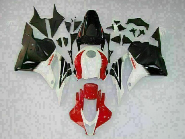 Carenado Moto CBR 600 RR 09-12 - Blanco Negro Rojo Carenado Moto CBR 600 RR 09-12 - Blanco Negro Rojo