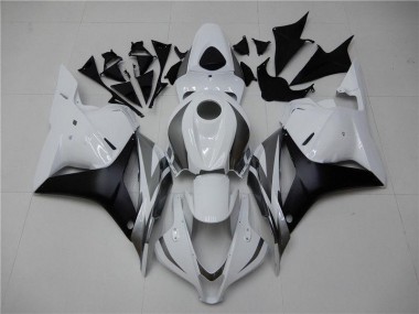 Carenado Moto CBR 600 RR 09-12 - Blanco Plata Negro