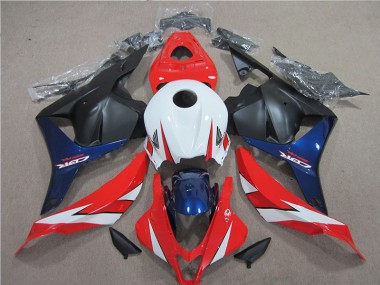Carenado Moto CBR 600 RR 09-12 - Blanco Rojo Azul
