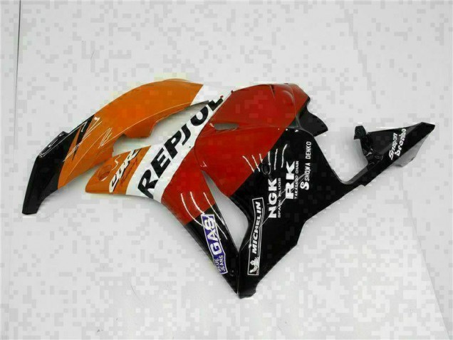 Carenado Moto CBR 600 RR 09-12 - Naranja Repsol