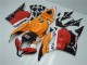 Carenado Moto CBR 600 RR 09-12 - Naranja Rojo Negro Repsol