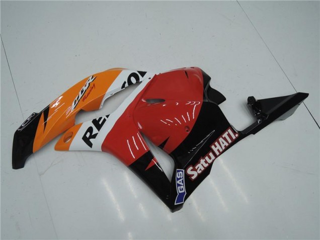 Carenado Moto CBR 600 RR 09-12 - Naranja Rojo Negro Repsol