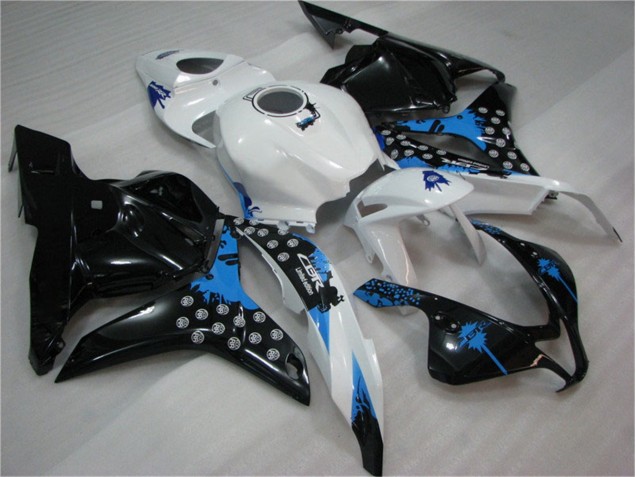 Carenado Moto CBR 600 RR 09-12 - Negro Blanco Azul Carenado Moto CBR 600 RR 09-12 - Negro Blanco Azul