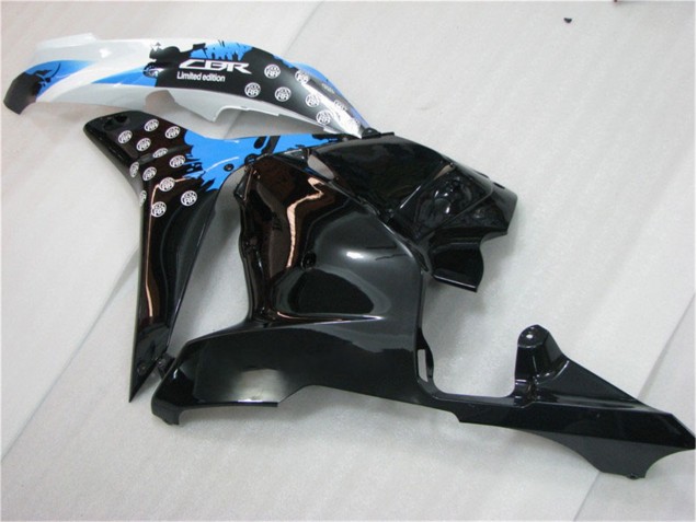 Carenado Moto CBR 600 RR 09-12 - Negro Blanco Azul Carenado Moto CBR 600 RR 09-12 - Negro Blanco Azul