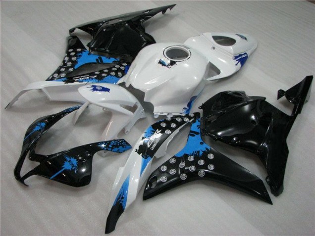 Carenado Moto CBR 600 RR 09-12 - Negro Blanco Azul Carenado Moto CBR 600 RR 09-12 - Negro Blanco Azul