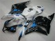Carenado Moto CBR 600 RR 09-12 - Negro Blanco Azul Carenado Moto CBR 600 RR 09-12 - Negro Blanco Azul