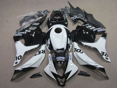 Carenado Moto CBR 600 RR 09-12 - Negro Blanco Repsol