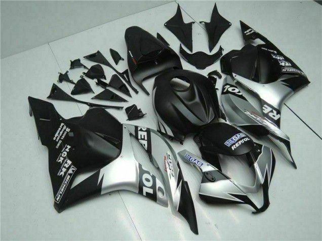 Carenado Moto CBR 600 RR 09-12 - Negro Plata Repsol
