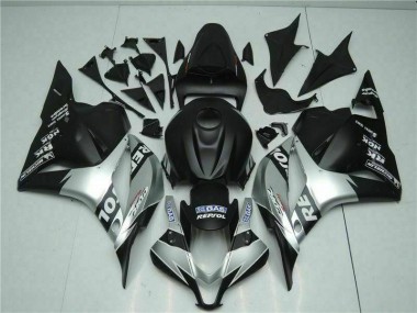 Carenado Moto CBR 600 RR 09-12 - Negro Plata Repsol