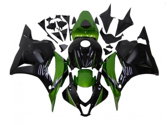 Carenado Moto CBR 600 RR 09-12 - Verde Negro