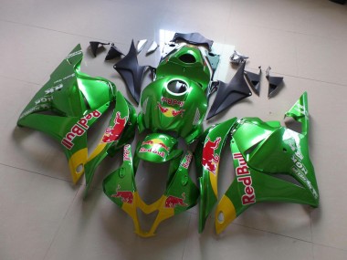 Carenado Moto CBR 600 RR 09-12 - Verde Red Bull