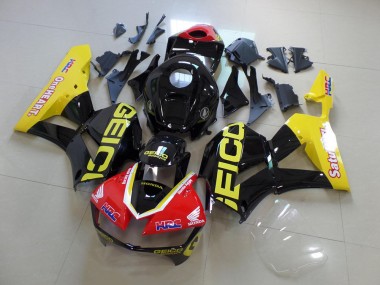 Carenado Moto CBR 600 RR 13-21 - Amarillo Negro Geico