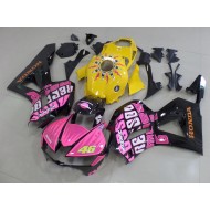 Carenado Moto CBR 600 RR 13-21 - Amarillo Rosa Rossi