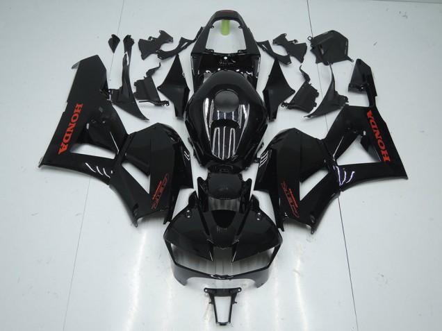 Carenado Moto CBR 600 RR 13-21 - Brillante Negro con Rojo Pegatinas Carenado Moto CBR 600 RR 13-21 - Brillante Negro con Rojo Pegatinas