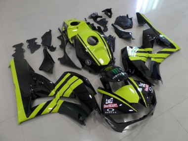 Carenado Moto CBR 600 RR 13-21 - Verde Negro