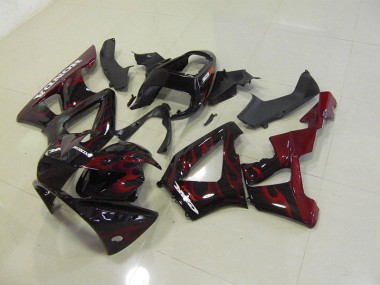 Carenado Moto CBR 900 RR 929 00-01 - Negro Rojo Llama