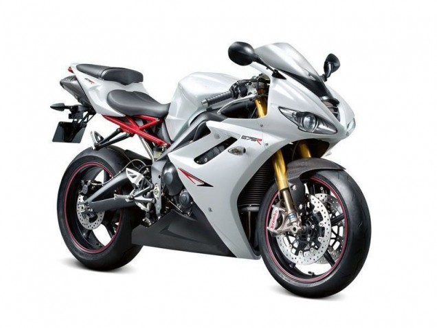 Carenado Moto Daytona 675 Triple 06-08 - Blanco Negro
