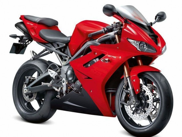 Carenado Moto Daytona 675 Triple 06-08 - Rojo Negro
