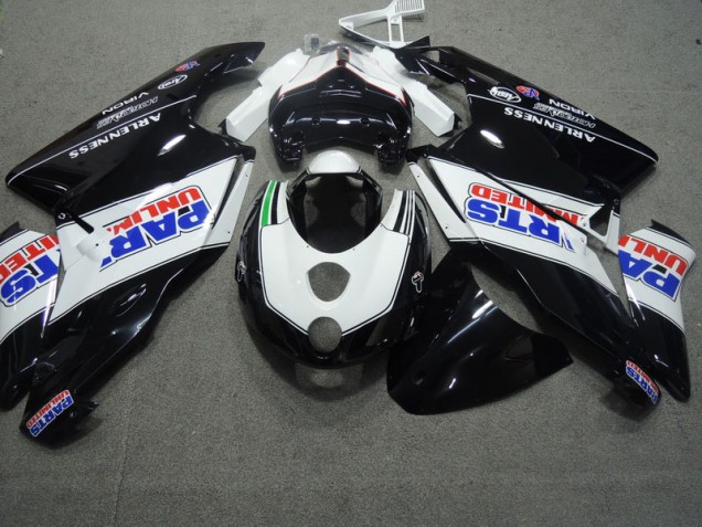 Carenado Moto Ducati 749 03-04 - Negro Blanco Carenado Moto Ducati 749 03-04 - Negro Blanco